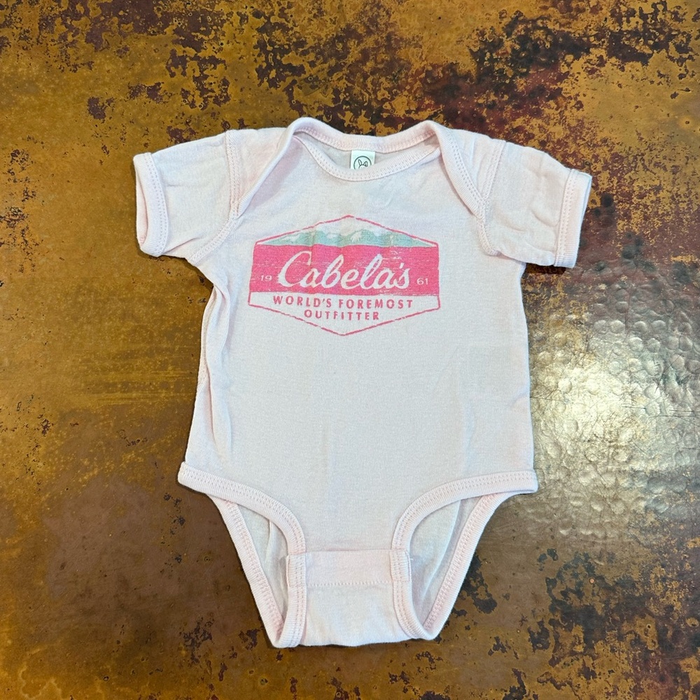 Cabela's Soft Pink Infant Bodysuit